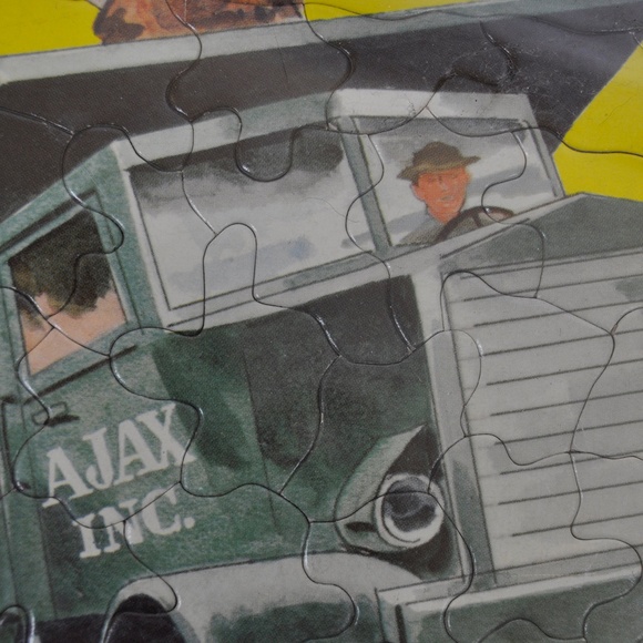 Vintage SIFO Toys 1954 Trucks Framed Puzzle Set - Picture 15 of 16